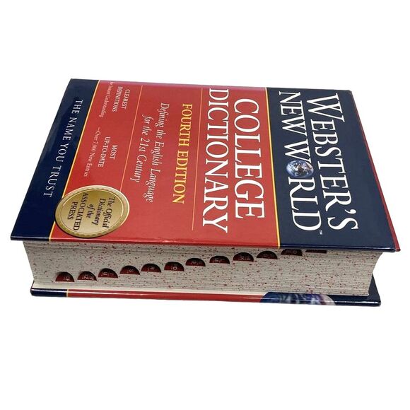 Webster's New World College Dictionary, Four Edition Book Hardcover - Picture 2 of 3